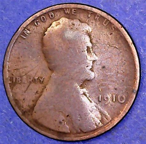 60 1. . 1910 wheat penny no mint mark